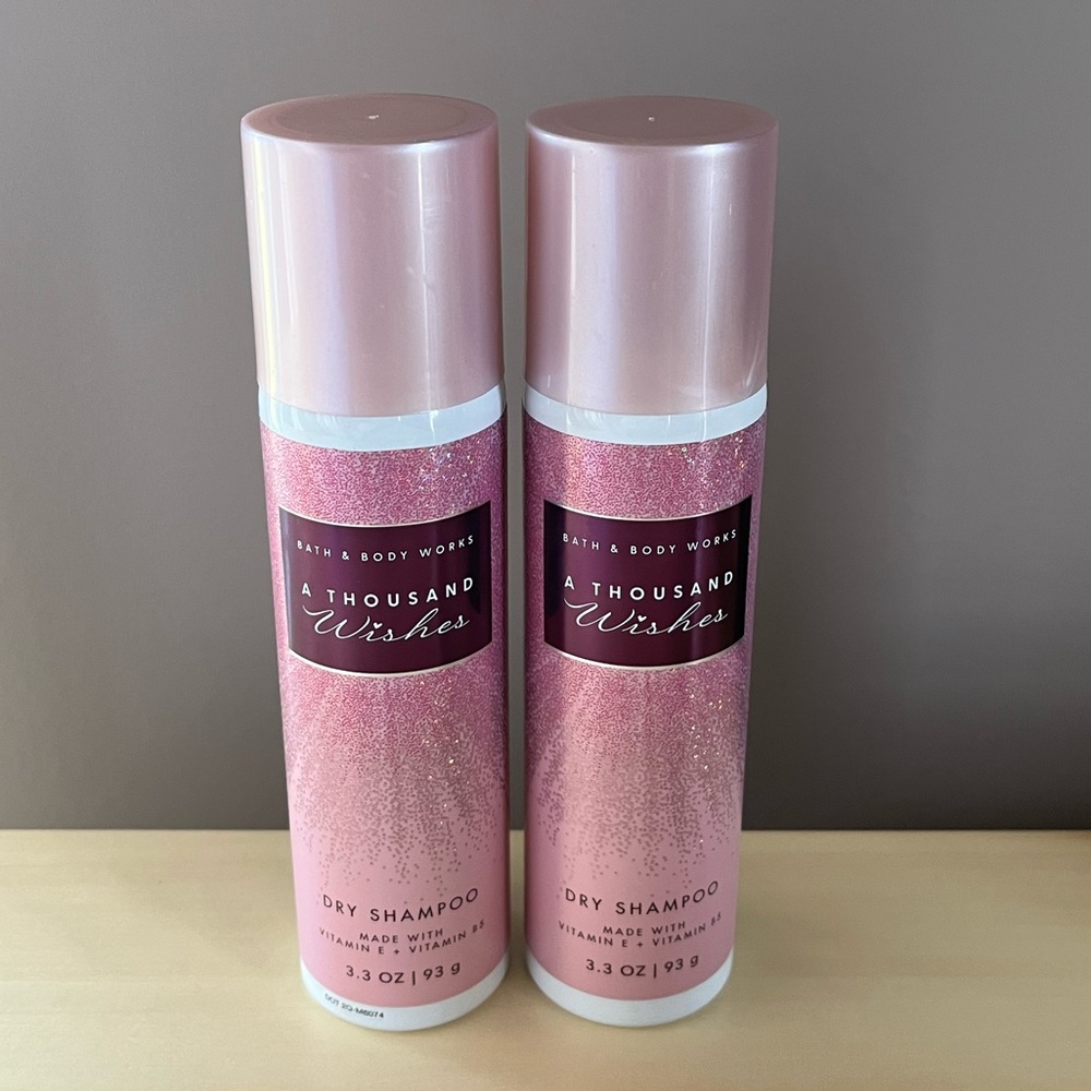 Two New Bath & Body Works A Thousand Wishes Dry Shampoos